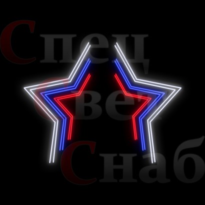 Арка-тоннель "Патриотическая" 2.9х3.5м триколор