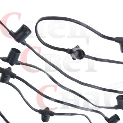 Провод Бэлт Лайт 10 м шаг 40 см Каучук черный